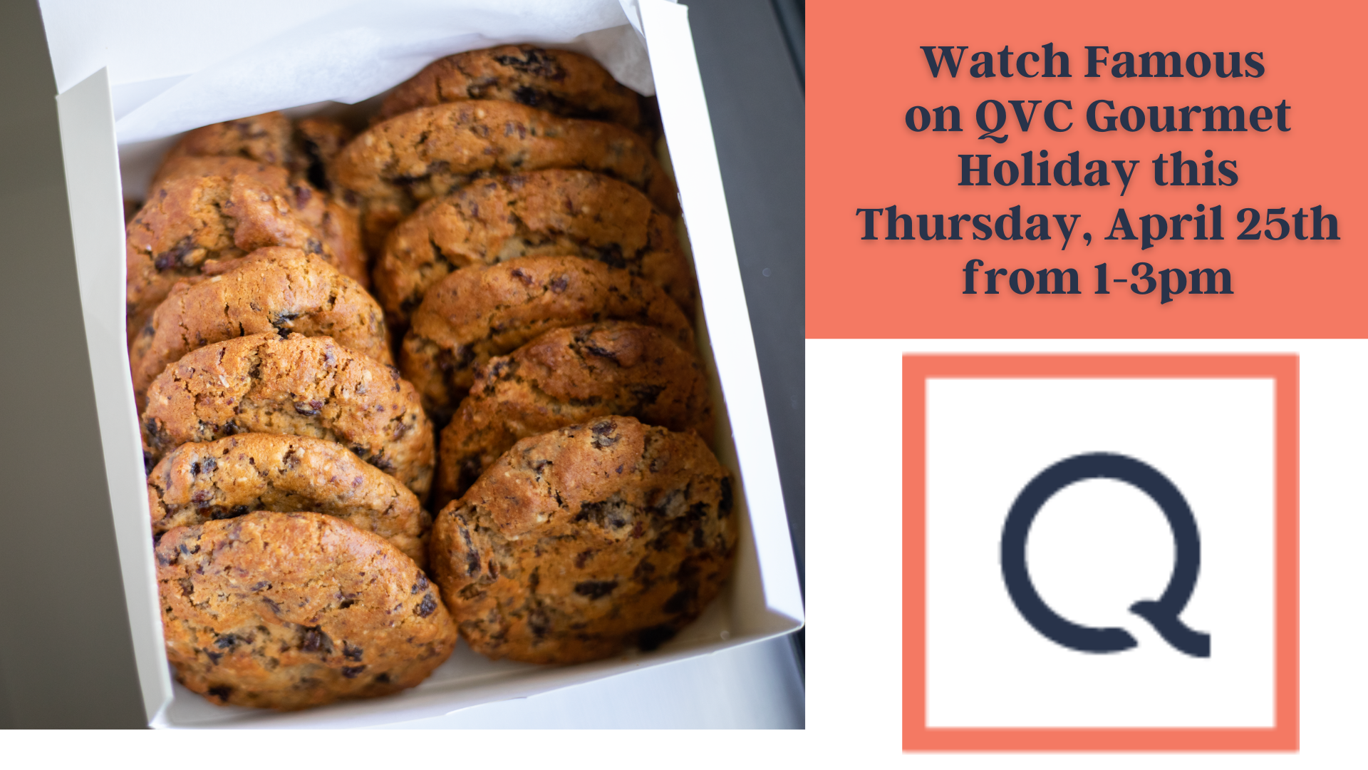 Famous will be available on QVC